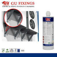Adhésif d'ancrage de construction d'acrylate époxyde coaxial de l'injection 380ml pour attacher des barrières