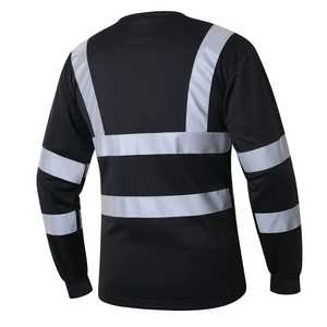 T-shirts de sécurité personnalisés avec logo imprimé - Vêtements de travail réfléchissants haute visibilité en gros - Product Image 2