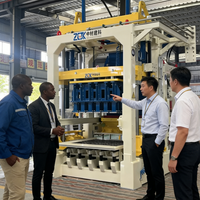 Machine de formage de blocs entièrement automatique ZCJK, machine à briques sans cuisson capable de produire des briques creuses/briques de pavage/briques autobloquantes