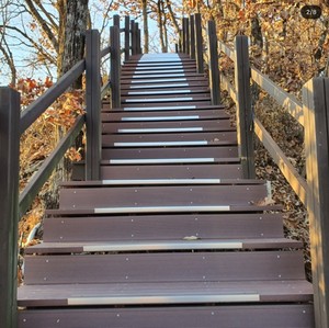 Planches de terrasse en bois composite N.F.C WOOD Decking Korea Anywood WPC, solides, antidérapantes, imperméables, écologiques, certifiées KS. - Product Image 2