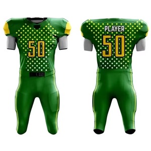 Servicio OEM, Uniforme de Fútbol Americano para Adultos, 100% Poliéster Transpirable, Tallas Grandes, Conjunto Personalizado con Logotipo, Conjuntos de Fútbol Antibacterianos para Hombre - Product Image 4