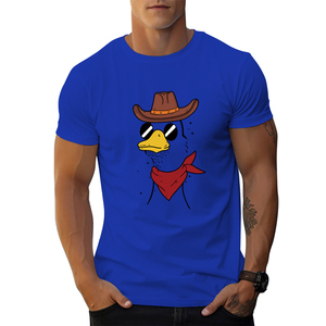 Camiseta de Hombre con Estampado Digital Personalizada de Fábrica al por Mayor, Estilo Vintage, Cuello Redondo, 100% Algodón, 180 Gramos de Peso de Tela, Estilo Formal - Product Image 3
