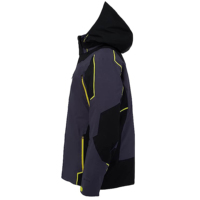 Blouson Bomber Polaire Imperméable Coupe-Vent Respirant avec Capuche de Ski, Fermeture Éclair, Sportif, Chaud, Hiver, Sports de Plein Air, Longue Fermeture Avant Haute