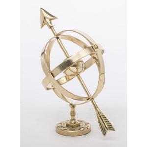 Globo Terráqueo Decorativo de Lujo, Adornos de Mesa, Artesanías Metálicas, Globo Terráqueo Dorado Decorativo, Centro de Mesa, Regalos Originales - Product Image 1