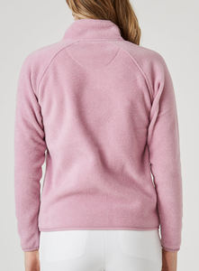 Custom Logo Side Pocket Half Zip Fleece Hoodie for Women Comfortable Casual Warm and Cozy Pullover <b>Sweatshirt</b> - Product Image 2