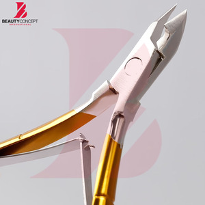 Mirror Polished Gold Coated Cuticle Nipper Professional Stainless Steel High Precision Dead Skin Remover for Salons - Product Image 6