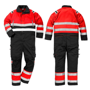 Wholesale New Hi Vis Uniform 2025 High Quality Outdoor Flame Retardant <b>Waterproof</b> ANSI Class 2 Safety Workwear Coverall Custom - Product Image 1