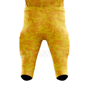 Panel de Malla Elástica Personalizado para Uniforme de Fútbol Americano, Diseño OEM, Nombre Impreso, Transpirable, Antibacterial, Cómodo, de Secado Rápido - Product Image 4
