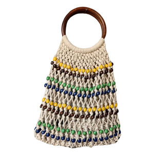 Custom Logo Macrame <b>Sling</b> <b>Bag</b> <b>for</b> <b>Women</b> Different Design & Colors Cotton Lining Summer Daily Use Shoulder <b>Bag</b> From India - Product Image 1