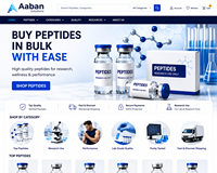 Services de conception et de développement de sites web Peptide : des experts web professionnels créant des solutions commerciales en ligne modernes et sécurisées