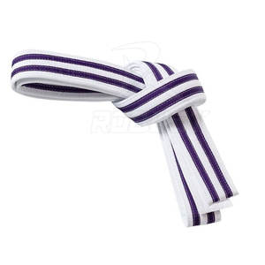 Ceinture de Taekwondo - Matière en coton durable, légère et confortable, équipement d'arts martiaux pour l'entraînement et la pratique - Product Image 4