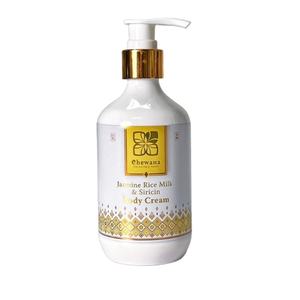 Crème corporelle exclusive thaïlandaise au lait de riz et à la siricin 280 grammes Améliore l'hydratation Nourrit les peaux sèches Sans parabène Herbes naturelles - Product Image 1