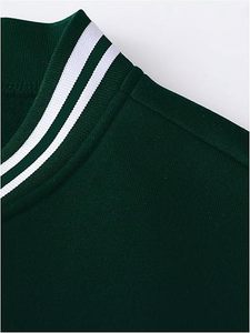 Urban Fashion Varsity <b>Jacket</b> for <b>Men</b> & Women – Retro Letterman Bomber with Stylish Embroider, Soft Fabric, Comfortable Relaxed - Product Image 3