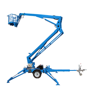 Telescopisch hydraulisch platformtafel, gebogen auto-schaarheftruck, mobiel zelfheffend aanhangwagen, opklapbaar, draagbaar, armheftruck - Product Image 1