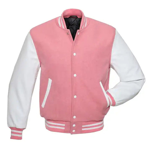 High Quality Custom Street Wear <b>Men's</b> Varsity <b>Jackets</b> Fashionable Breathable <b>Canvas</b> Stand Collar CollegeBaseballjacket <b>for</b> <b>men</b> - Product Image 3