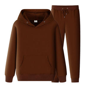 Ensemble de survêtement unisexe en coton léger, 2 pièces, en molleton bouclette délavé à l'acide, personnalisé pour la vente en gros (hoodie et pantalon de survêtement) - Product Image 4