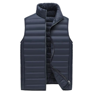 Nuevo Chaleco de Algodón para Hombre, Chaqueta Casual de Invierno, Prenda Exterior Antipelusas sin Mangas con Cierre de Cremallera, Venta al por Mayor - Product Image 2
