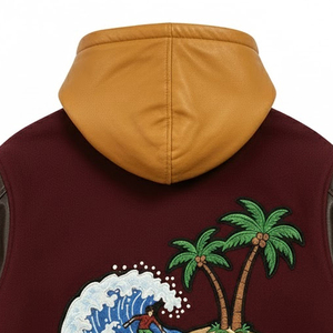 Produit très vendu : veste varsity à capuche pour homme, style vintage, vêtement d'hiver, veste varsity tendance pour homme - Product Image 6
