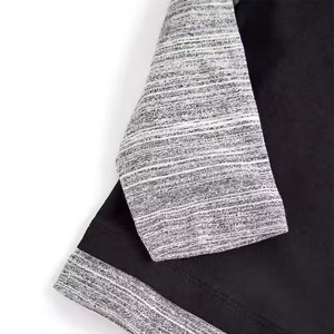 เสื้อยืดผู้ชายแบบสั่งทำพิเศษ แขนสั้นสองชั้น ผ้าเจอร์ซีย์ 220 กรัม ผ้าฝ้าย 100% แห้งเร็ว ทรงหลวม - Product Image 4