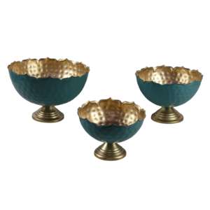 Juego de Tres Urli Redondos de Metal, los Mejores Diseños para Decoración del Hogar, Decoración de Mesa para Fiestas, en Oferta 2023 al Mejor Precio - Product Image 4