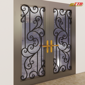 100% puertas de entrada de hierro estilo PUERTA DE INGREDIENTES DE Vietnam para entrada frontal - Product Image 6