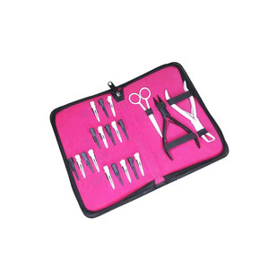 New Design Professional Hair Extension <b>Pliers</b> <b>Set</b> Premium Branded Quality Beading Remover Tool Kit with Luxury Storage Case - Product Image 3