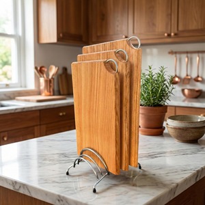 Planche à découper carrée en bois Antique Creations avec épaisseur personnalisée et plateforme robuste pour usage domestique, écologique - Product Image 5
