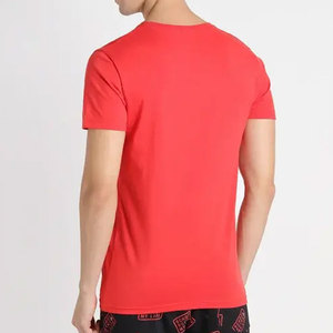 T-shirts pour hommes de haute qualité, 100% coton tricoté, couleur unie, séchage rapide, vêtements décontractés, coupe classique, prix de gros - Product Image 3