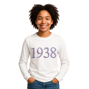 Sudadera Blanca para Niñas con Bordado 3D en Relieve, Estilo Casual, Manga Larga, Cómoda para el Día a Día - Product Image 1