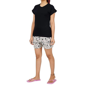 Conjunto de Dos Piezas para Mujer, Estilo Casual, para Playa, Verano, con Toalla de Felpa, Top y Pantalones Cortos, Alta Calidad, Spandex/Algodón, Secado Rápido, Transpirable - Product Image 1
