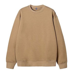 Sudadera de mujer de forro polar suave, jersey holgado de manga larga, top informal para uso diario, cuello redondo de invierno, tela cómoda, ropa urbana. - Product Image 3