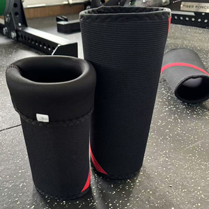 Genouillères de compression en néoprène rayées multicolores pour l'entraînement en salle de sport, genouillères de soutien robustes pour la musculation et les squats - Product Image 3