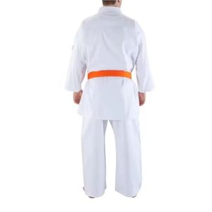 Uniforme de Karate Blanco con Cinturón Naranja, Nivel Estudiante, Ligero, de Polialgodón, para Niños y Principiantes - Product Image 2