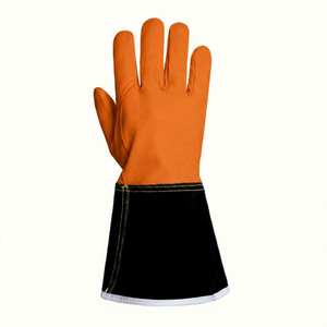Gants de soudage TIG OEM de qualité supérieure en cuir de vachette pleine fleur, ignifuges, anti-chaleur, anti-coupure, personnalisables, haute qualité - Product Image 6