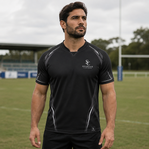 Custom Rugby Jersey Unisex Sublimation Team Uniform Breathable Quick Dry Polyester Front Custom Team Name Wholesale Manufacturer - Product Image 5