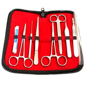 Kit de dissection médicale en acier inoxydable allemand, outils de suture, porte-scalpel, forceps moustique, ciseaux à iris par Dentavex - Product Image 4