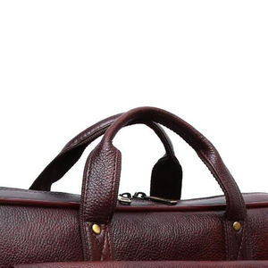 Sac pour ordinateur portable en cuir véritable pour femme, style sac à main moderne, grande capacité, pour le bureau, imperméable, écologique, étui de protection - Product Image 3