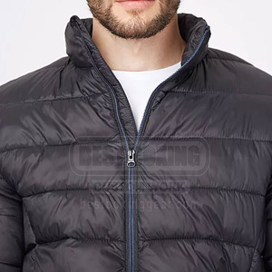 Warm Quilted Winter Coat Lightweight Wind Resistant Outdoor Sports Wear Men Hooded Puffer Jacket - Product Image 4