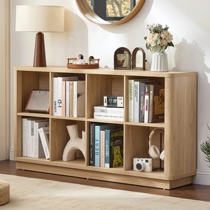 Round Wooden Coffee Table With Lower <b>Shelf</b> Minimalist Design Durable Lacquered Finish For Living Room Storage Solution - Product Image 2