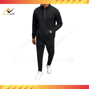 Nueva Llegada, Conjuntos Deportivos Ligeros de Mezcla de Algodón Cómodos para Invierno, Conjunto Deportivo Informal Transpirable y Suave para Hombre - Product Image 5
