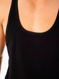 High Quality New Custom OEM Eco-Friendly Quick Dry Breathable 100% Polyester Gym <b>Singlet</b> Yoga Top Slim Workout <b>Men</b> Tank Tops - Product Image 3