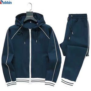 Conjunto Deportivo de Moda para Hombre, Traje Deportivo Personalizado de Invierno, Chándal para Hombre, Marca Privada, Conjuntos Deportivos de Felpa, Estilo Universitario - Product Image 2