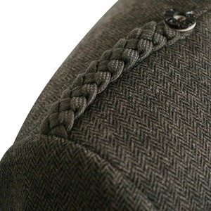Chaqueta Kilt Prince Charlie de Tweed Gris para Hombre con Chaleco - Chaqueta Kilt para Boda |   Chaqueta Prince Charlie para Hombre, Ropa Formal Escocesa - Product Image 3