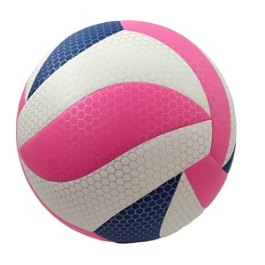Ballon de volley-ball professionnel de compétition de qualité supérieure, avec couleurs et logo personnalisés, cousu à la machine. - Product Image 2