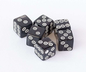 Buffalo Horn Eco-Friendly Customizable <b>Dice</b> <b>Set</b> for and Board Games Handmade From India - Product Image 5