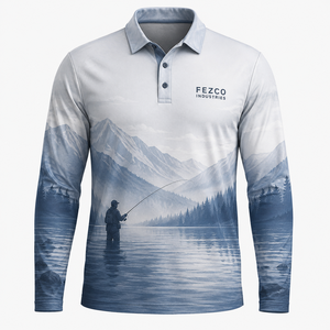 เสื้อโปโลตกปลาแขนยาวป้องกันแสงแดด UPF 50 พร้อมโลโก้สั่งทำสำหรับผู้ใหญ่ - Product Image 3