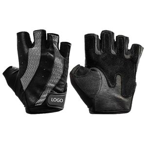 Nuevos Guantes de Gimnasio Unisex Antideslizantes de Medio Dedo, de Cuero, Cómodos para Fisicoculturismo, Ejercicio, Levantamiento de Pesas, Transpirables - Product Image 2
