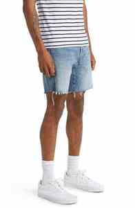 Pantalones Cortos de Mezclilla Personalizados, 100% Algodón, Estilo Holgado, Secado Rápido, Ropa Urbana para Hombre - Product Image 2