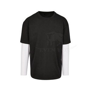 เสื้อยืดผู้ชายไซส์ใหญ่สองชั้น ยอดนิยม สั่งทำได้ รุ่นใหม่ คอกลม เสื้อยืดผู้ชายสองชั้น - Product Image 6