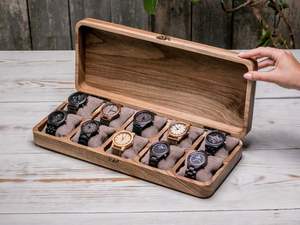 Boîte de rangement en bois en gros avec poignées – Rangement écologique en bois massif pour la maison et le jardin, impression personnalisée disponible - Product Image 5